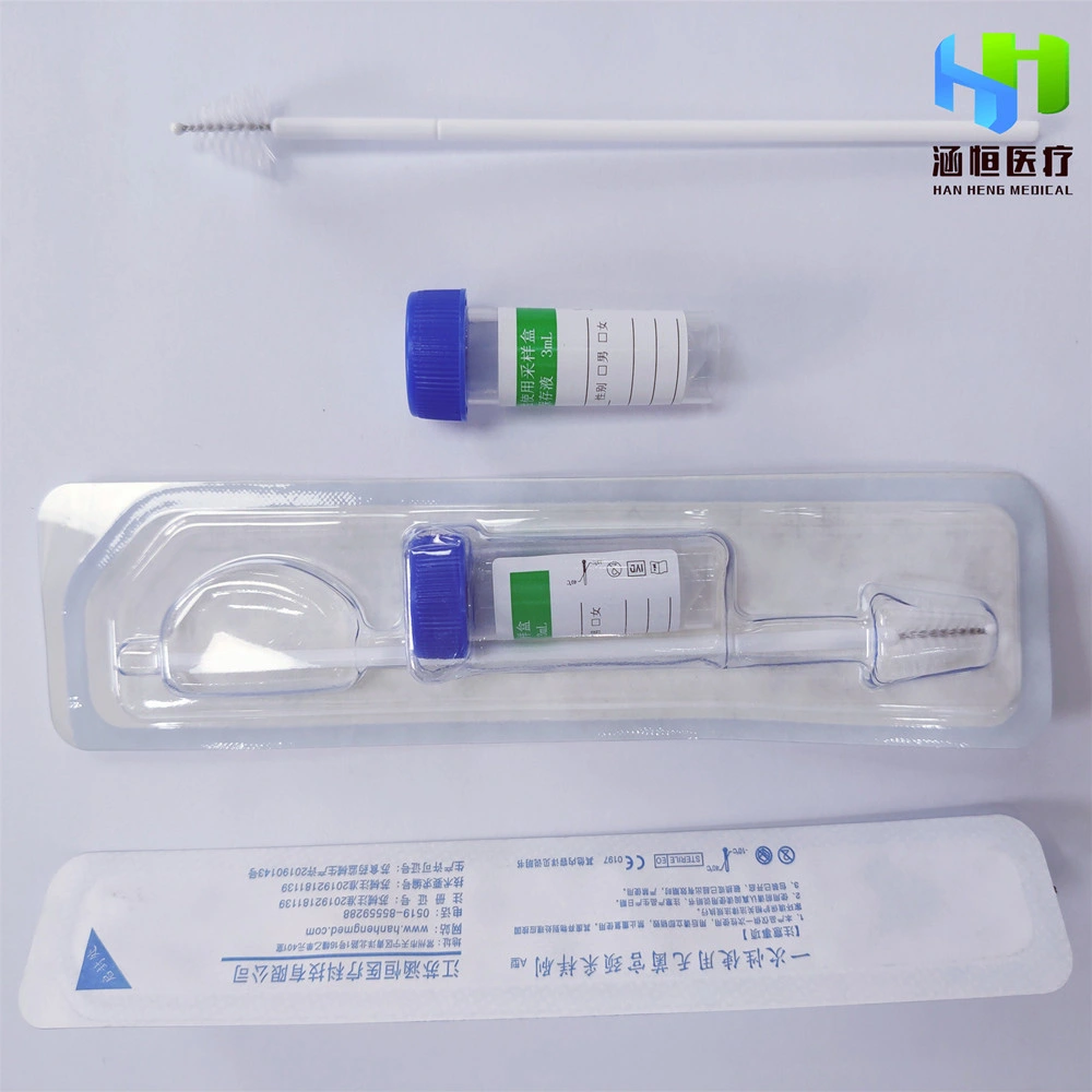 Cervical Cytology Collection Samping Brush and Transport Tubes Kit