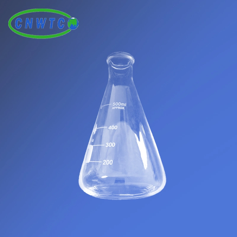 Laboratory Borosilicate Volumteric Flask Glass Conical Erlenmeyer Flask Bottle