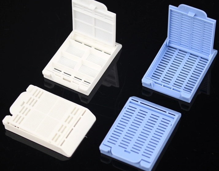 Good Quality Disposable Plastic Square Holes Histology Samples Tissue Embedding Cassette