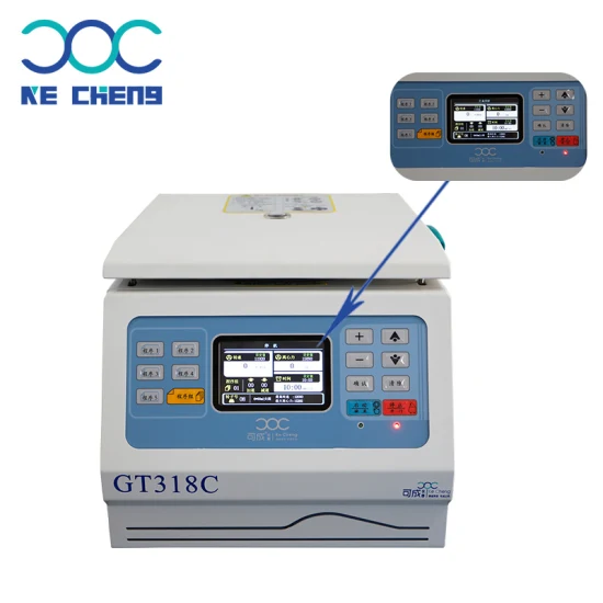 Preço da máquina centrífuga de laboratório Gt318c clínica de alta velocidade 18500 RPM