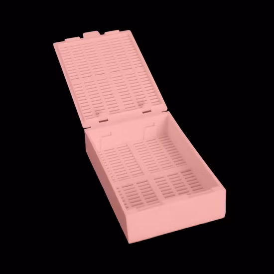 Cassete de incorporação consumível para marcador de cassete de incorporação de tecido para microscópio histológico